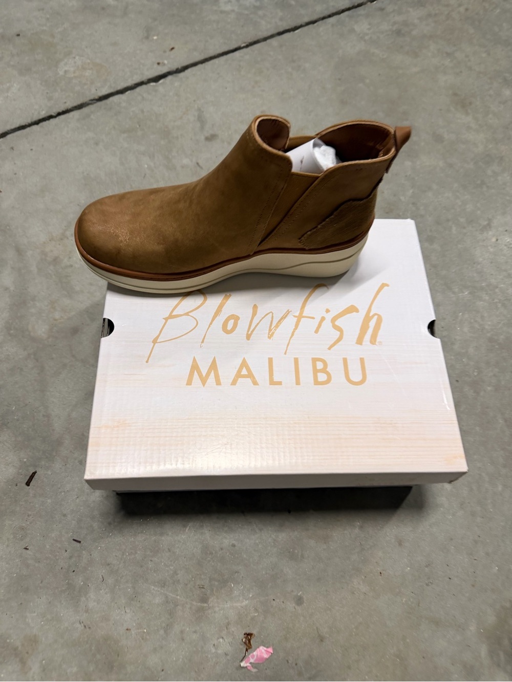 Blowfish Malibu Women's Tan Ankle Bootie
